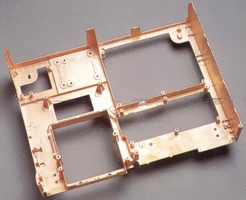 Copper plated zinc die-cast chassis