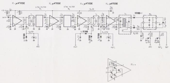 Circuit diagram of the FM-IF part