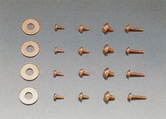 Copper plated screw