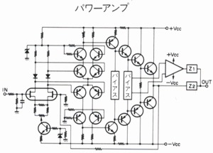 Power amplifier section T
