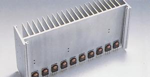 Heat sink and power element