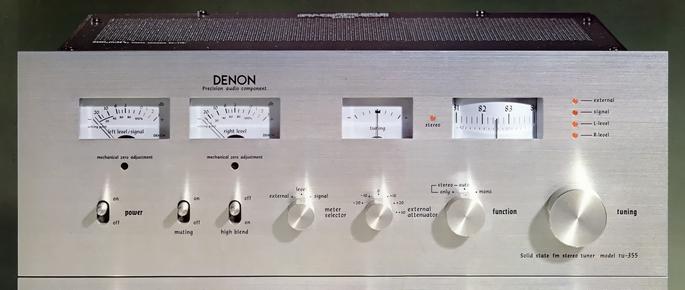 DENON TU-355 Specifications Denon / Den On