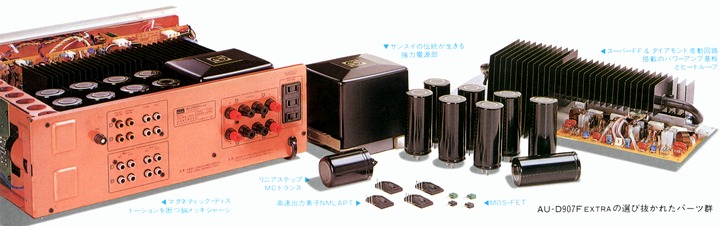 Specifications of SANSUI AU-D907F EXTRA Sansui