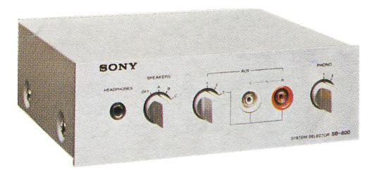 Specifications of SONY SB-600 Sony