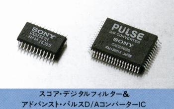Score digital filter and advanced pulse D/A converter IC