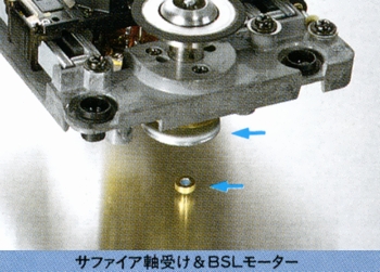 Sapphire bearing and BSL motor T